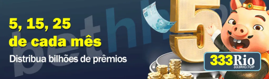 Promoções do 333RIO cassino.