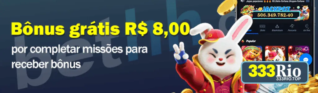 Promoções do 333RIO cassino.